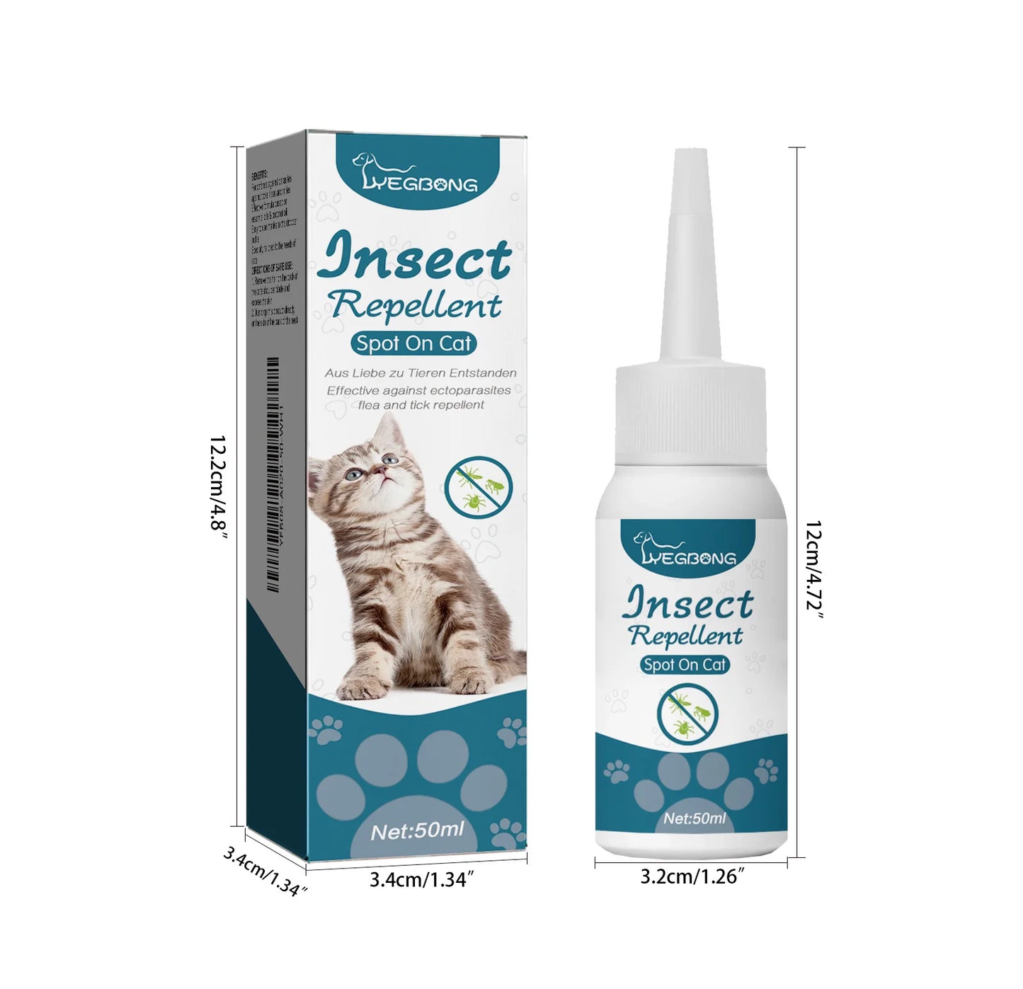 50ML Flea and Tick Care Drops
