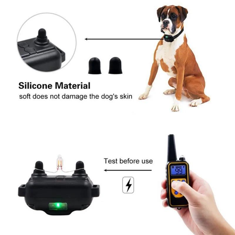 Rechargeable Waterproof Remote Training Collar