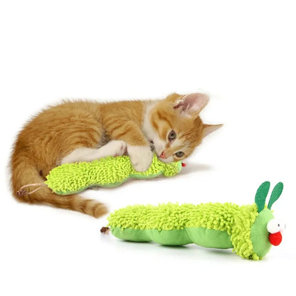Caterpillar Catnip Silvervine Chew Toy