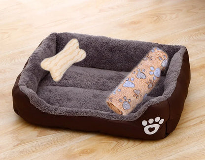 Large Cotton Square Bed
