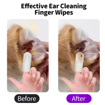 Disposable Ear Cleaning Finger Wipes