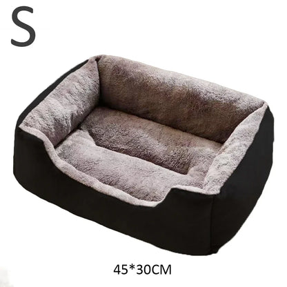 Soft Plush Basket Bed