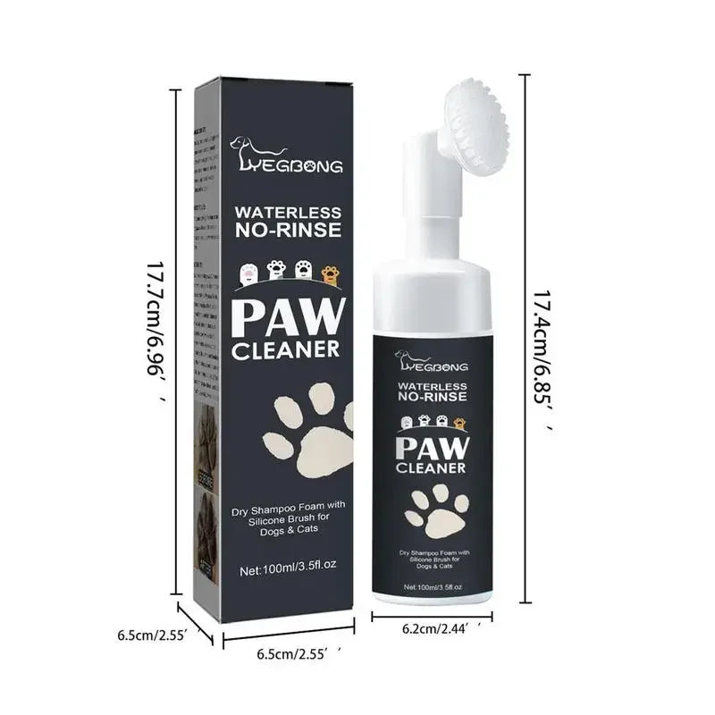 100ML Waterless Paw Cleaner Foam