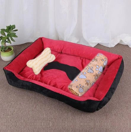 Large Cotton Square Bed