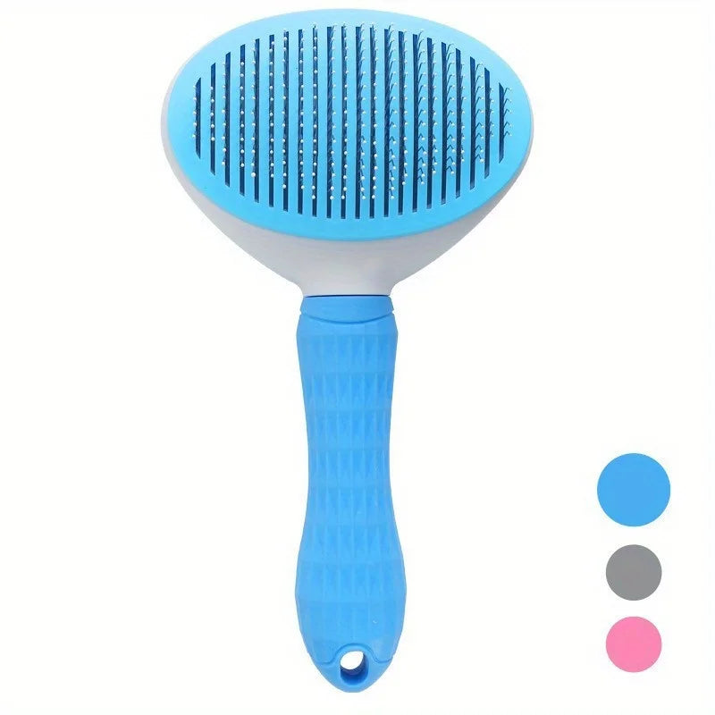 One-Click Hair Removal Slicker Brush