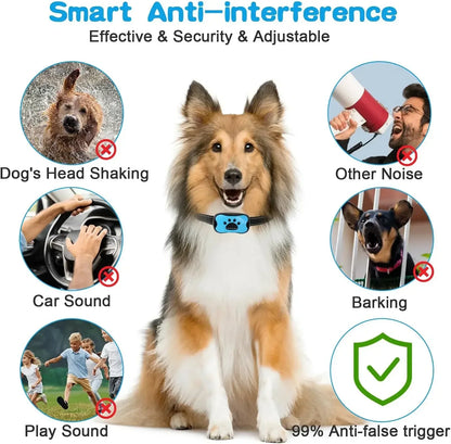 USB Rechargeable Ultrasonic Anti-Bark Training Collar