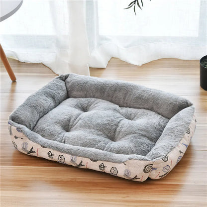 Large Cotton Square Bed