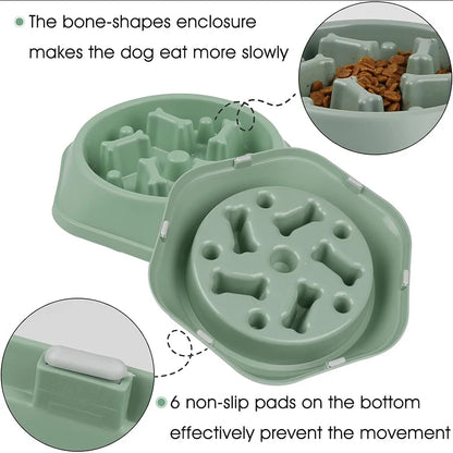 Anti-Choking Slow Feeder Bowl