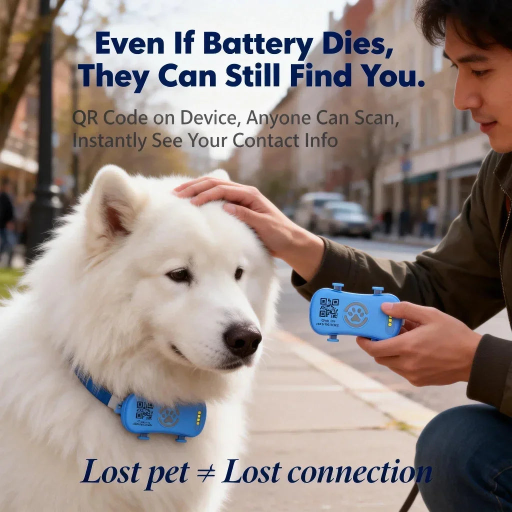 GPS Pet Tracker with Wi-Fi SIM