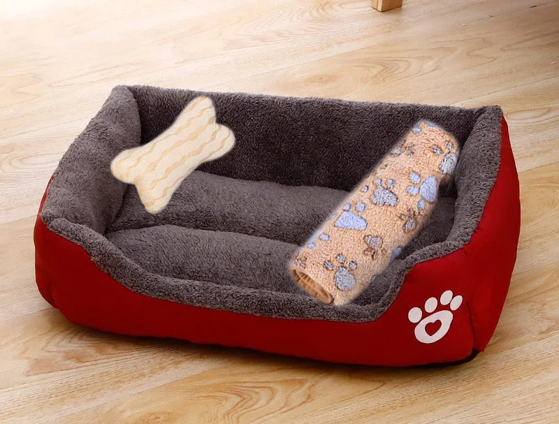 Large Cotton Square Bed