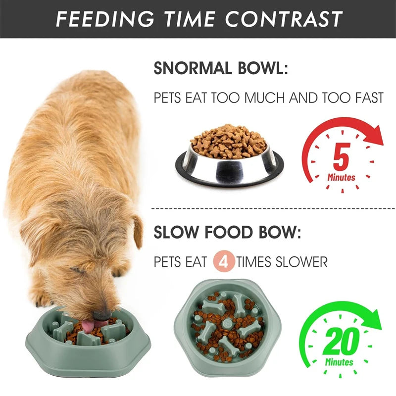 Anti-Choking Slow Feeder Bowl