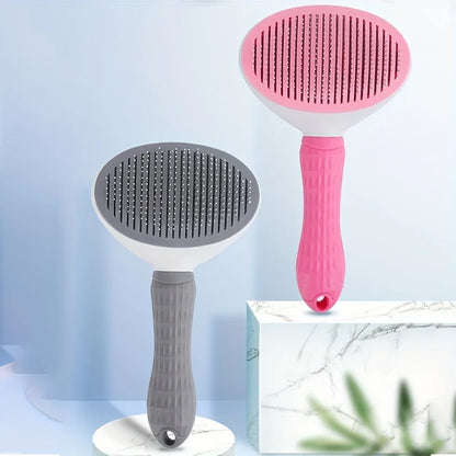 One-Click Hair Removal Slicker Brush