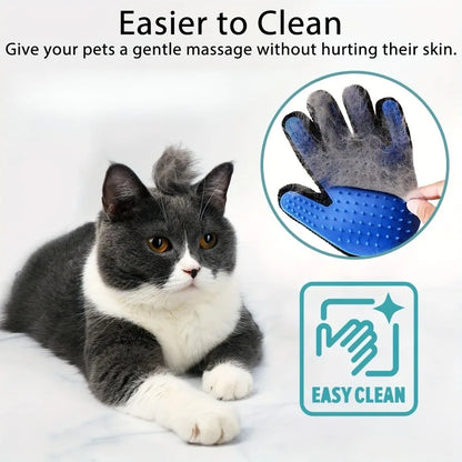 Silicone Grooming Gloves Set