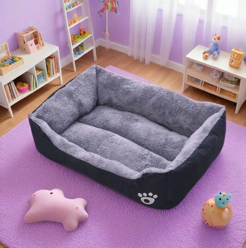 Large Plush Corduroy Bed