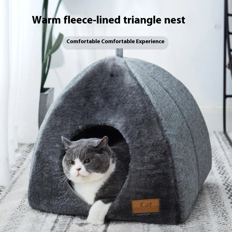 Warm Triangle Velvet House
