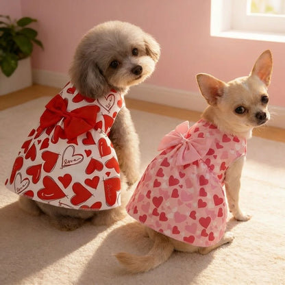 Heart Pattern Princess Dress
