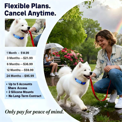 GPS Pet Tracker with Wi-Fi SIM