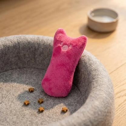 Interactive Catnip Plush Chew Toy