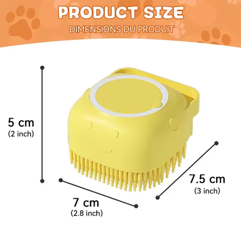 Soft Silicone Bath Massage Brush