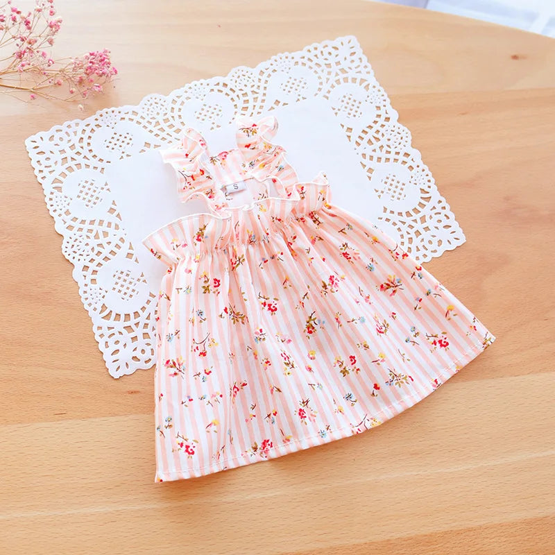 Summer Cotton Sphynx Suspender Princess Dress