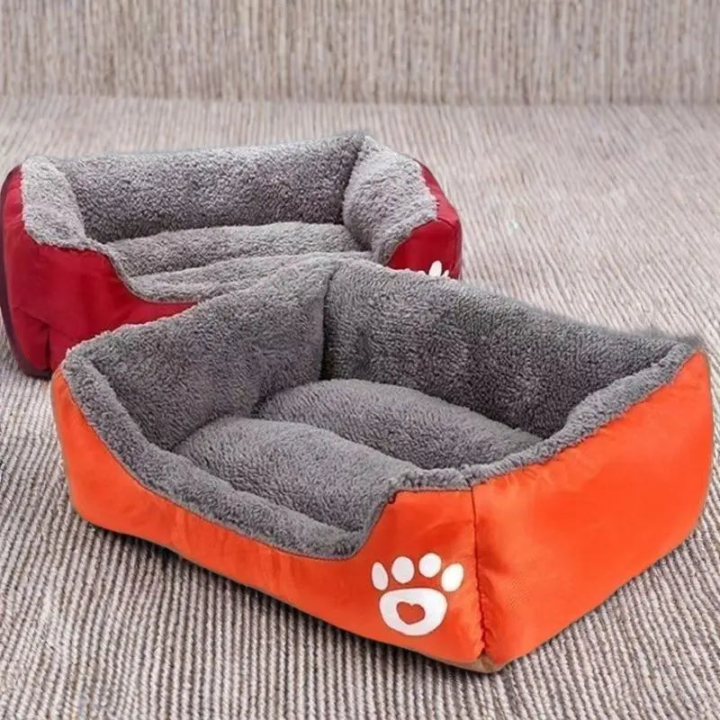 Large Plush Corduroy Bed
