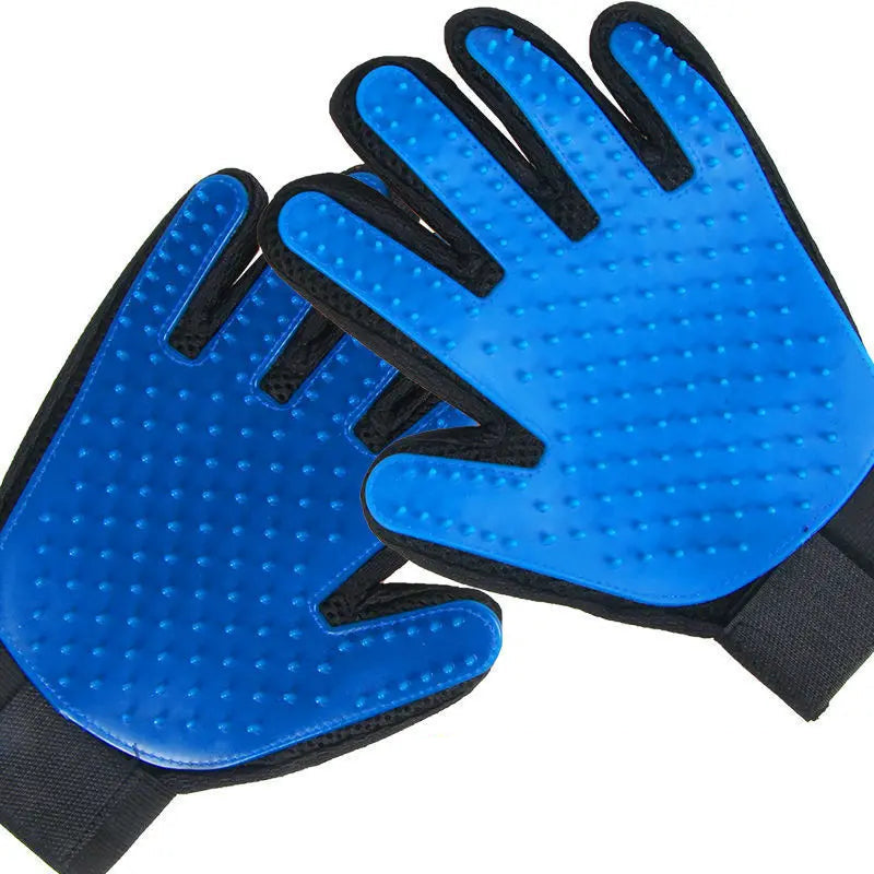 Silicone Grooming Gloves Set