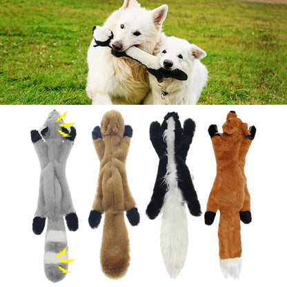 Durable Stuffing-Free Plush Chew Toy