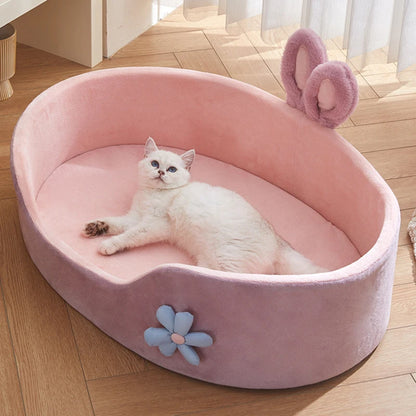 Detachable Washable Coral Fleece Bed