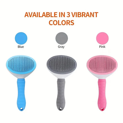 One-Click Hair Removal Slicker Brush