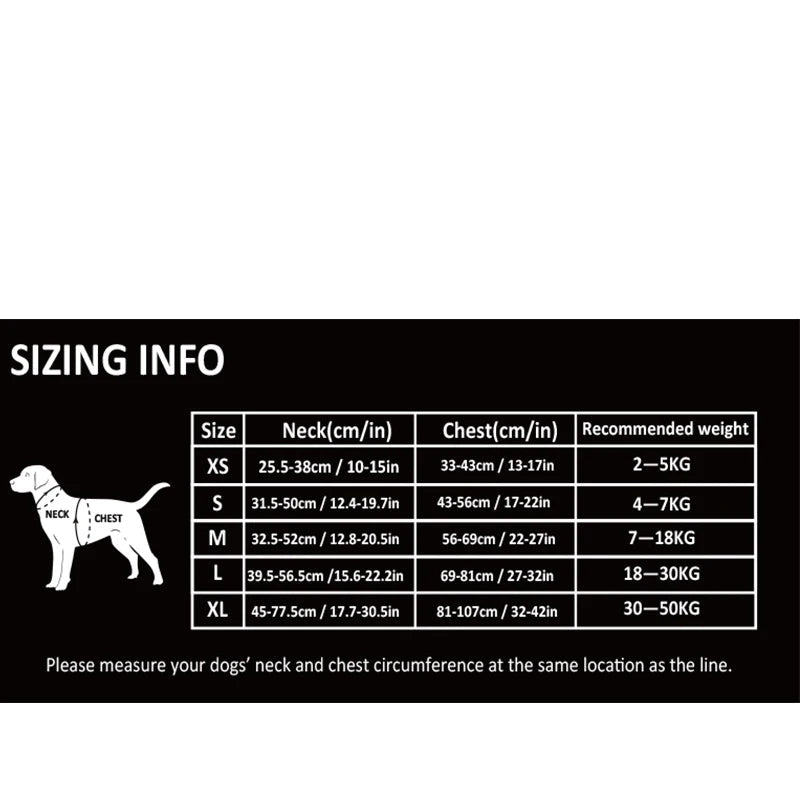 Adjustable Reflective No-Pull Nylon Harness