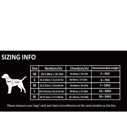 Adjustable Reflective No-Pull Nylon Harness