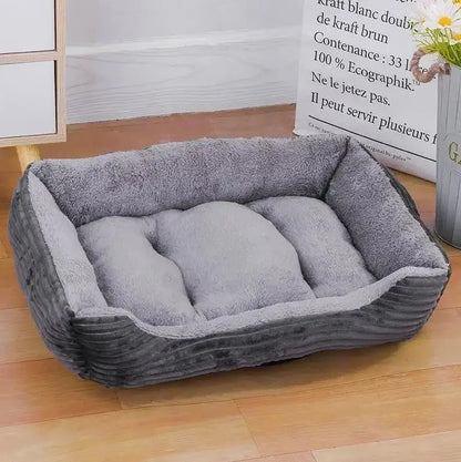 Large Plush Corduroy Bed