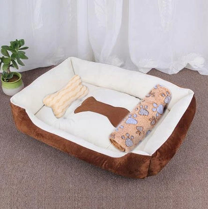 Large Cotton Square Bed