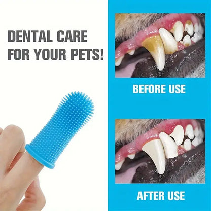 3PCS Silicone Finger Toothbrush Set