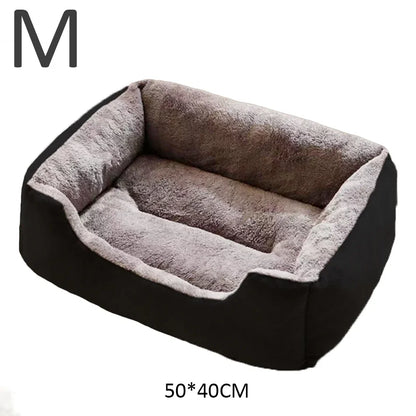 Soft Plush Basket Bed