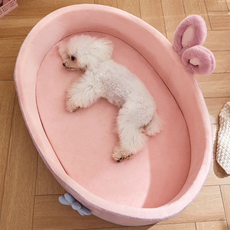 Detachable Washable Coral Fleece Bed