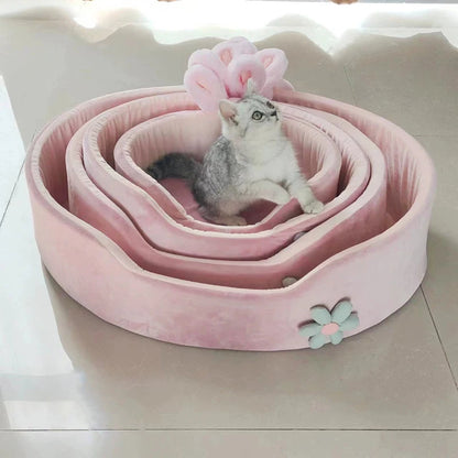 Detachable Washable Coral Fleece Bed