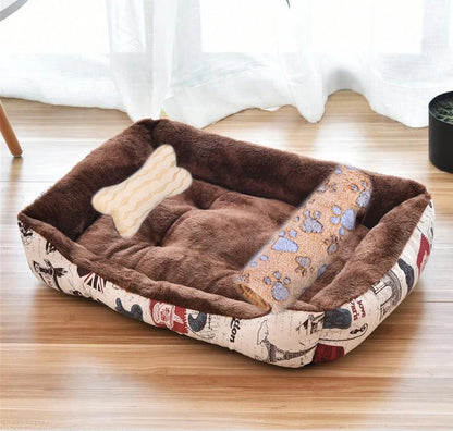 Large Cotton Square Bed