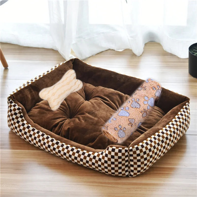 Large Cotton Square Bed
