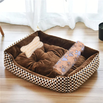 Large Cotton Square Bed