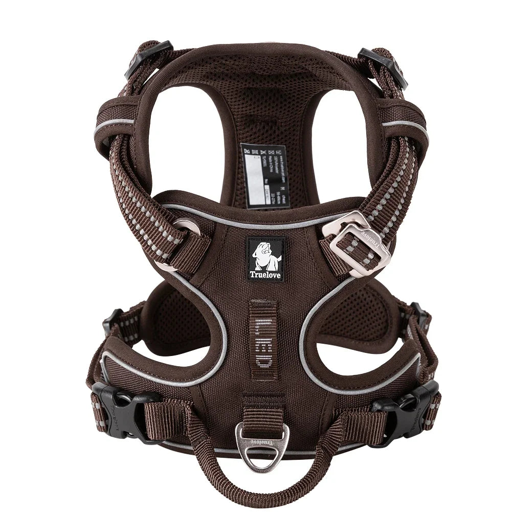Adjustable Reflective No-Pull Nylon Harness