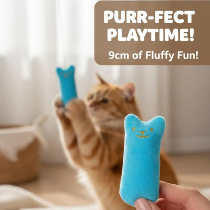 Interactive Catnip Plush Chew Toy