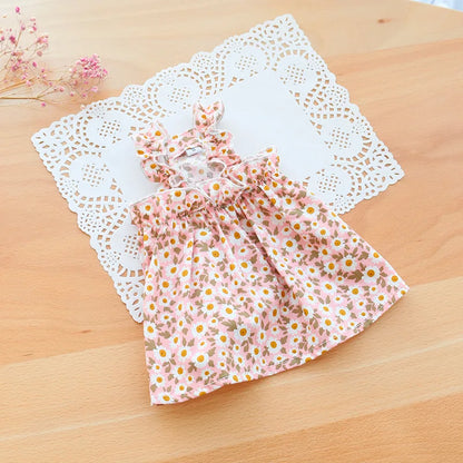 Summer Cotton Sphynx Suspender Princess Dress