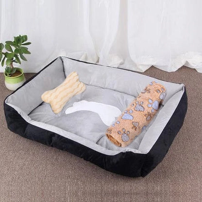 Large Cotton Square Bed