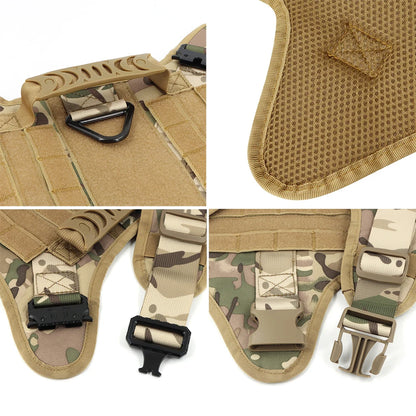 Tactical Nylon Harness Leash Set