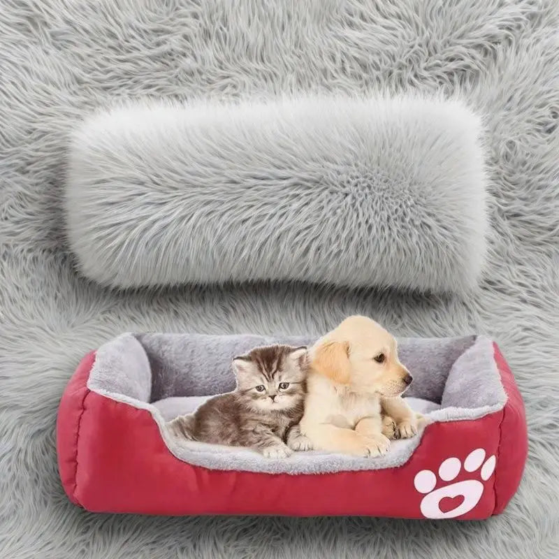 Large Plush Corduroy Bed