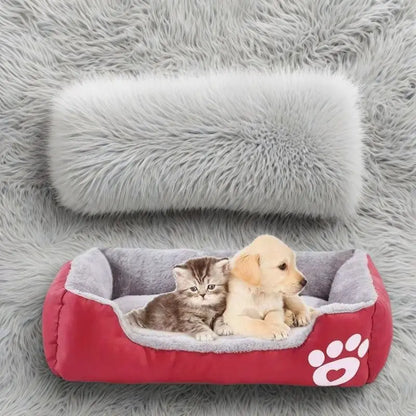 Large Plush Corduroy Bed