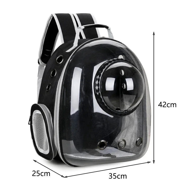 Transparent Space Capsule Carrier Backpack
