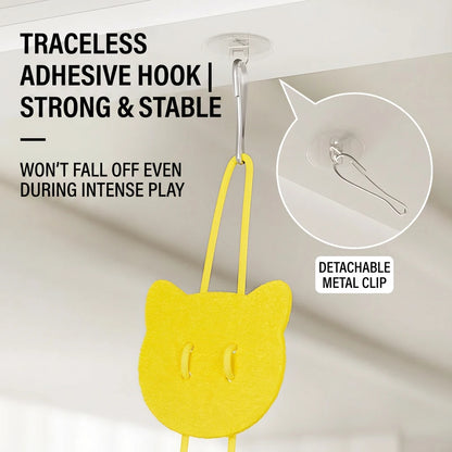 Interactive Wall-Hanging Bird Catnip Toy