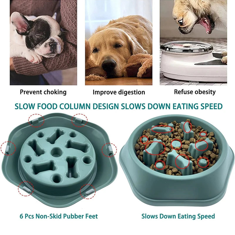 Anti-Choking Slow Feeder Bowl